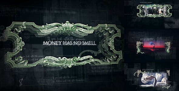 Money Has No Smell/ Dollars Rule The World/ Banknotes and Bonds/ Business/ Economics/ Corporate/ $ - 20488295 Videohive Download