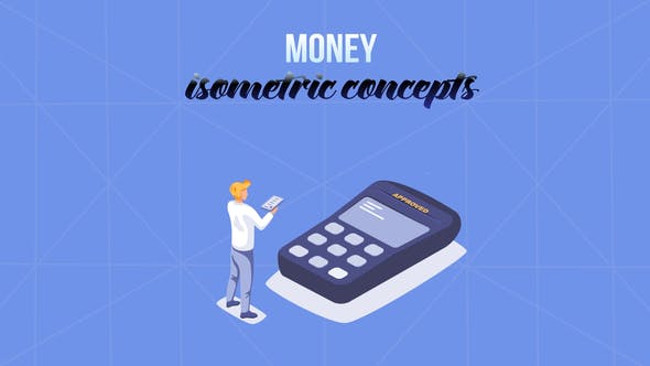 Money Isometric Concept - Videohive Download 29057224