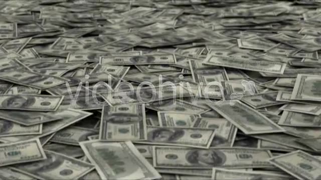 Money Pile $100 Dollar Bills Loop Videohive 2310532 Motion Graphics Image 2