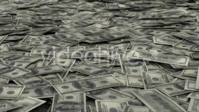 Money Pile $100 Dollar Bills Loop Videohive 2310532 Motion Graphics Image 3