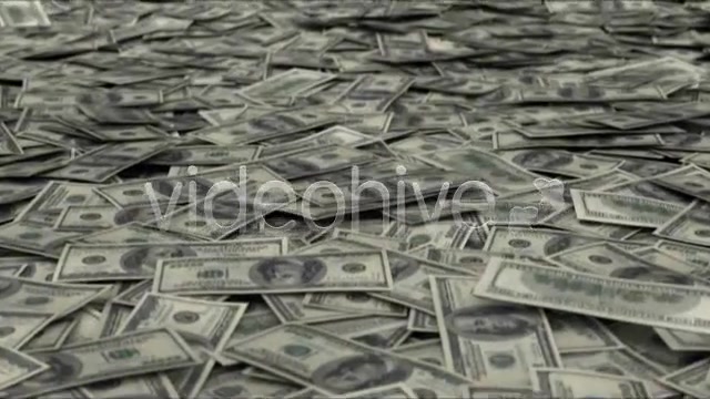 Money Pile $100 Dollar Bills Loop Videohive 2310532 Motion Graphics Image 4
