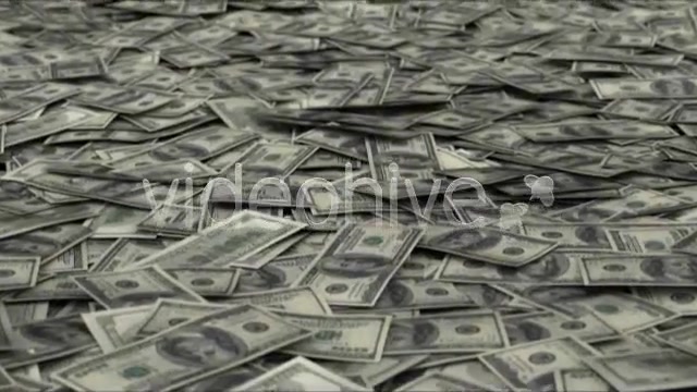 Money Pile $100 Dollar Bills Loop Videohive 2310532 Motion Graphics Image 7