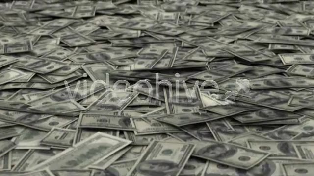 Money Pile $100 Dollar Bills Loop Videohive 2310532 Motion Graphics Image 8