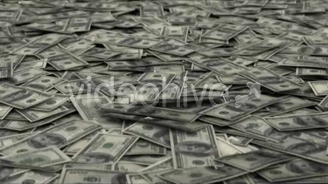 Money Pile $100 Dollar Bills Loop Videohive 2310532 Motion Graphics Image 9