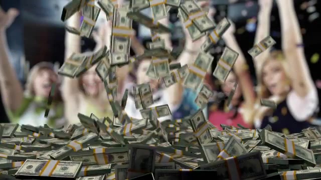 Money Stack Dollars Falling Videohive 4143773 Motion Graphics Image 11