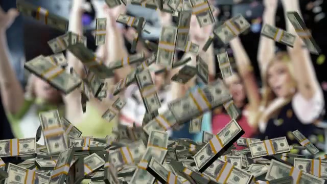 Money Stack Dollars Falling Videohive 4143773 Motion Graphics Image 8