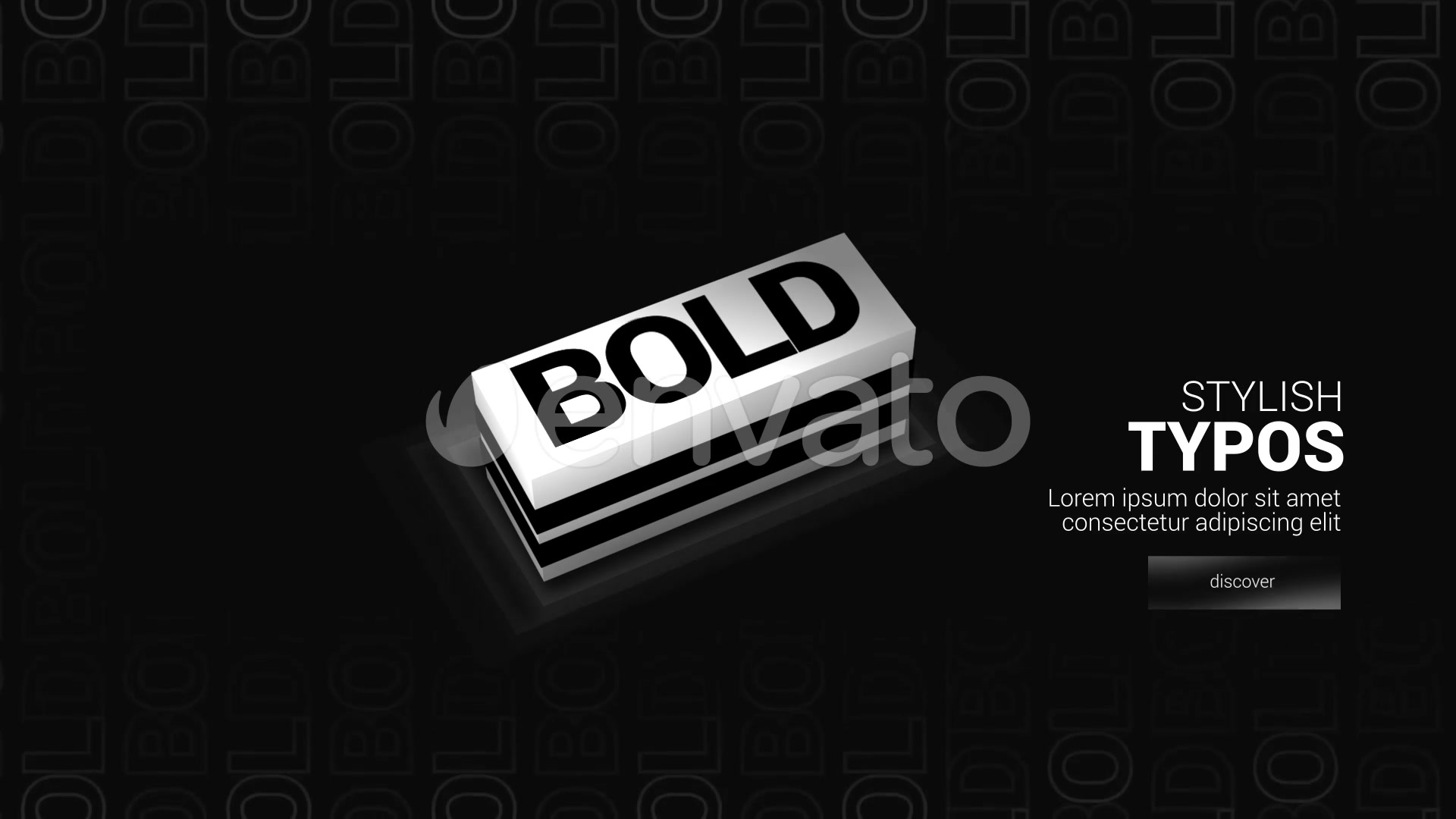 Monochrome Dynamic Typography Videohive 28171459 After Effects Image 3