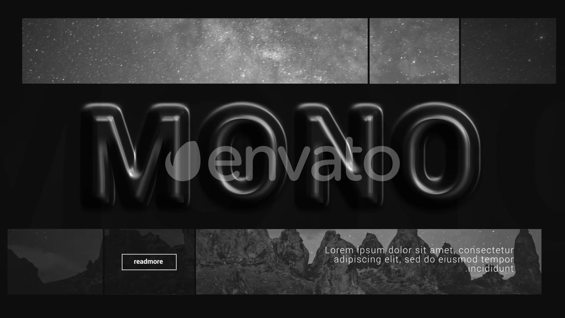 Monochrome Dynamic Typography Videohive 28171459 After Effects Image 4