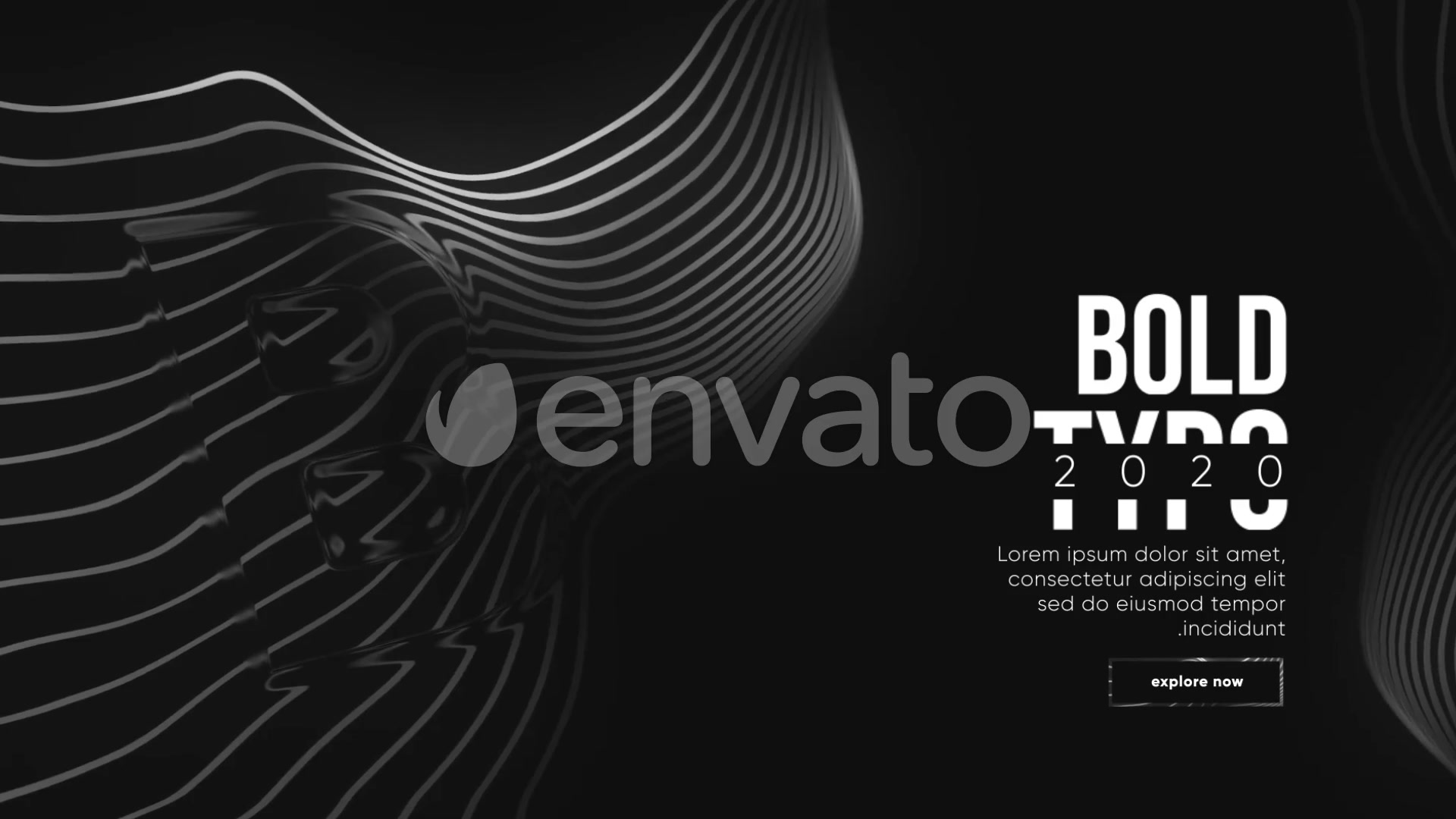 Monochrome Trendy Typography Videohive 27481747 After Effects Image 6