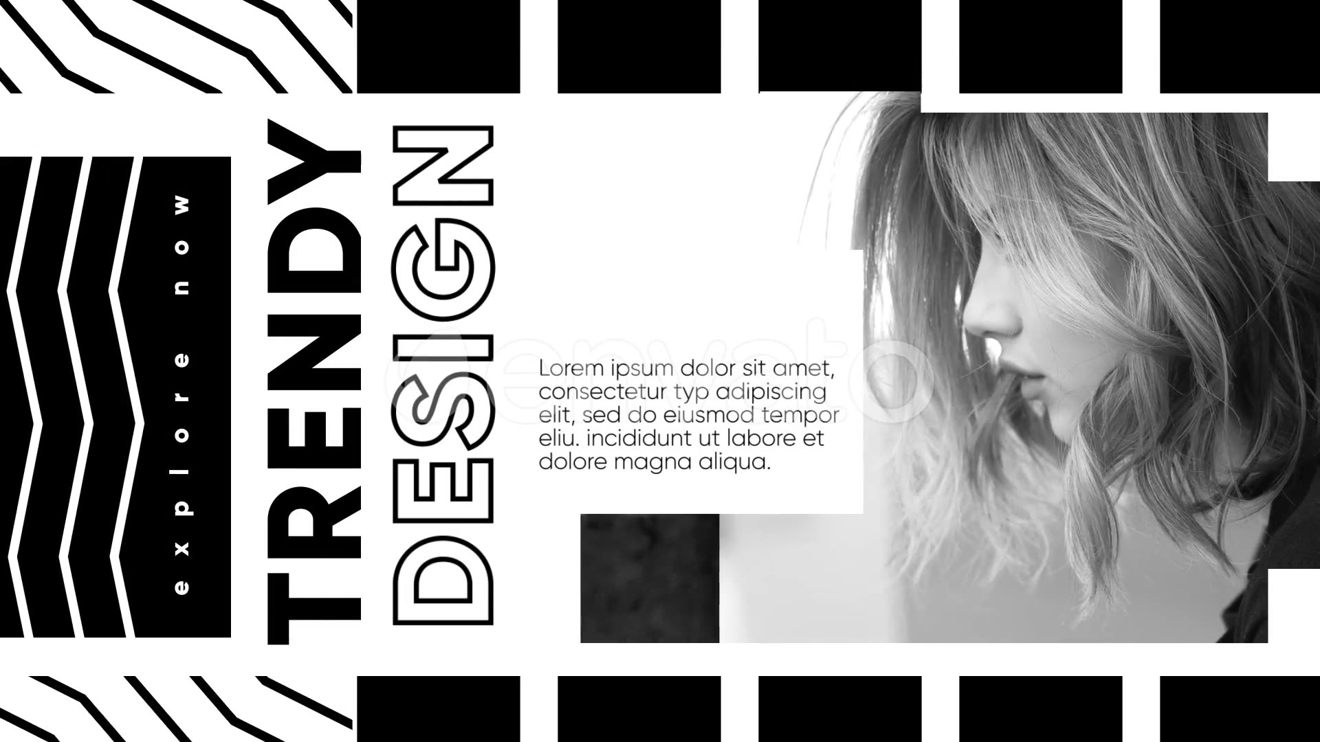 Monochrome Trendy Typography Videohive 27481747 After Effects Image 8