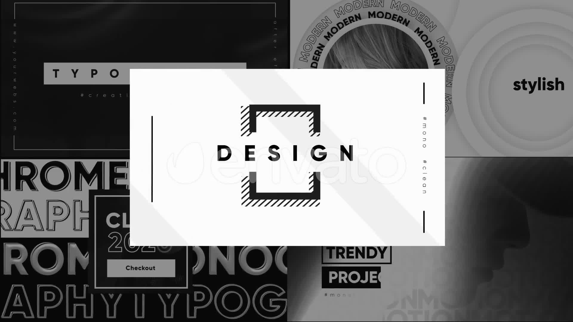 Monochrome Typography Videohive 27009326 After Effects Image 1