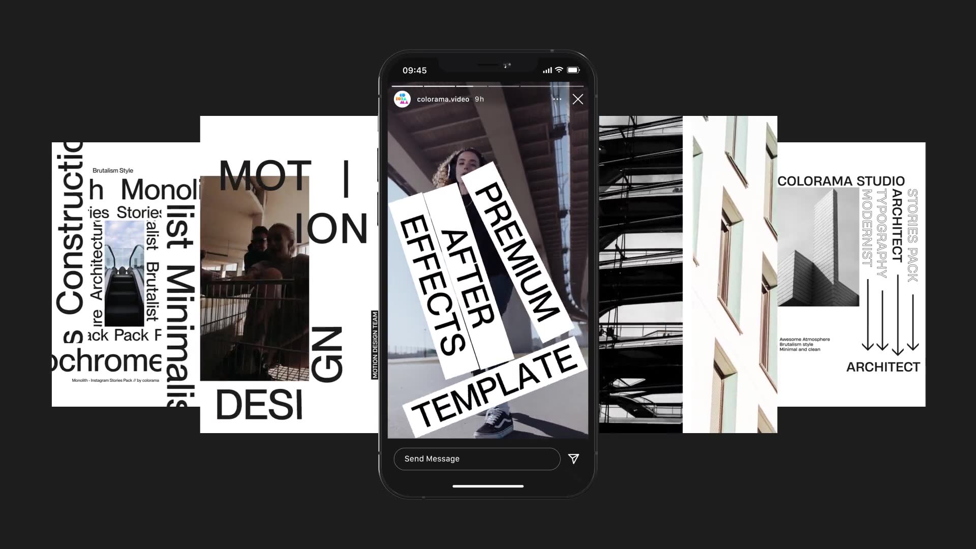 Monolith Brutalism Instagram Stories Videohive 36397846 Premiere Pro Image 7