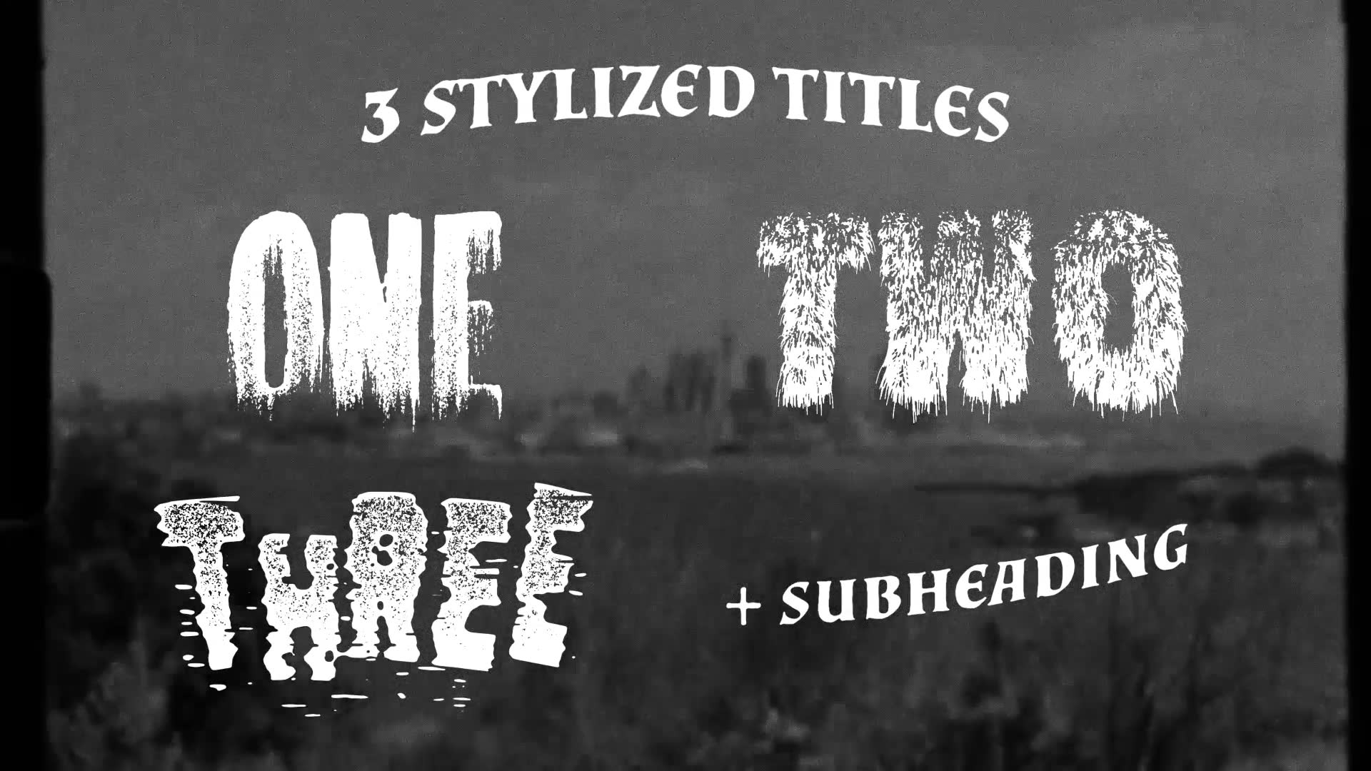 Monsters Retro Horror Titles Videohive 29012308 After Effects Image 6