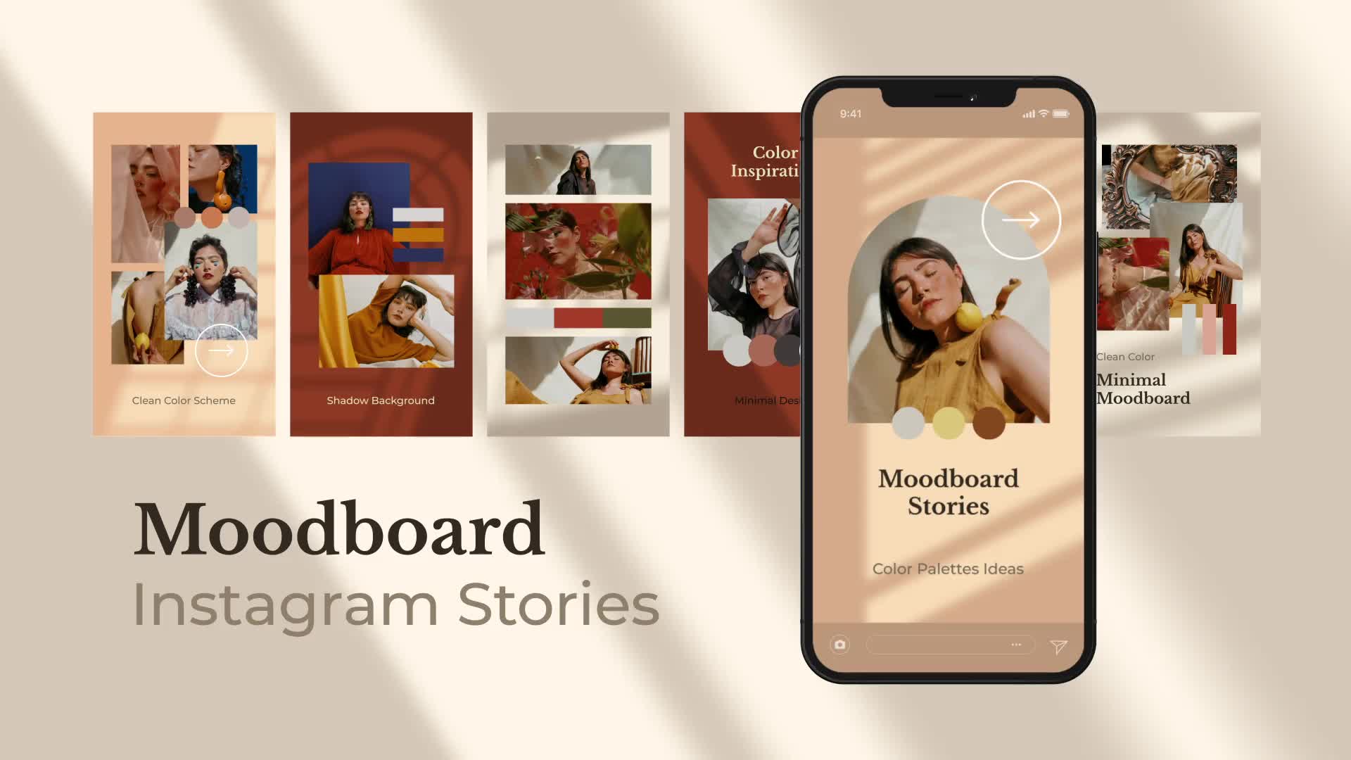 Moodboard Minimal Instagram Stories for Premiere Pro Videohive 33495968 Premiere Pro Image 1