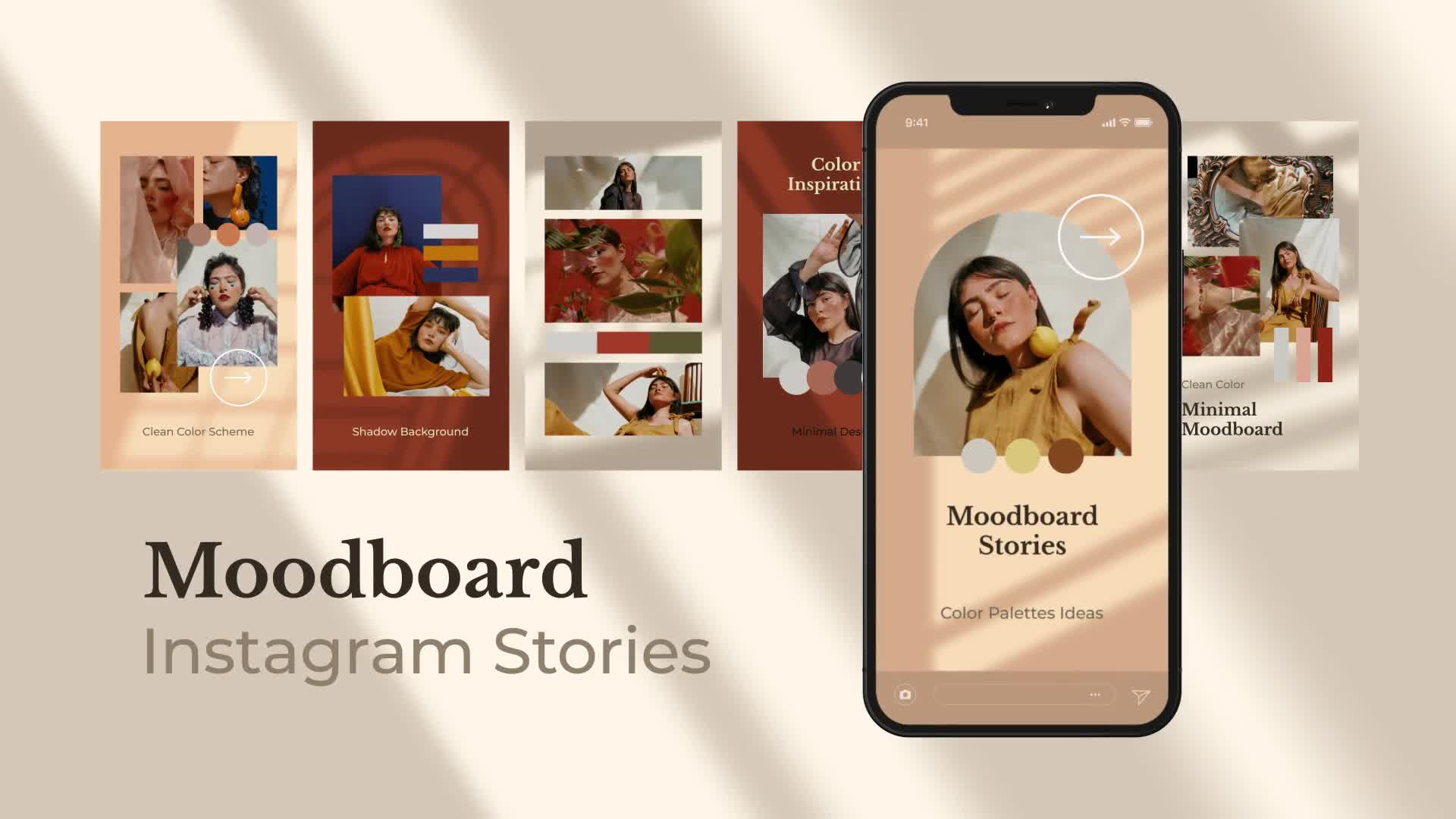 Moodboard Minimal Instagram Stories for Premiere Pro Videohive 33495968 Premiere Pro Image 8