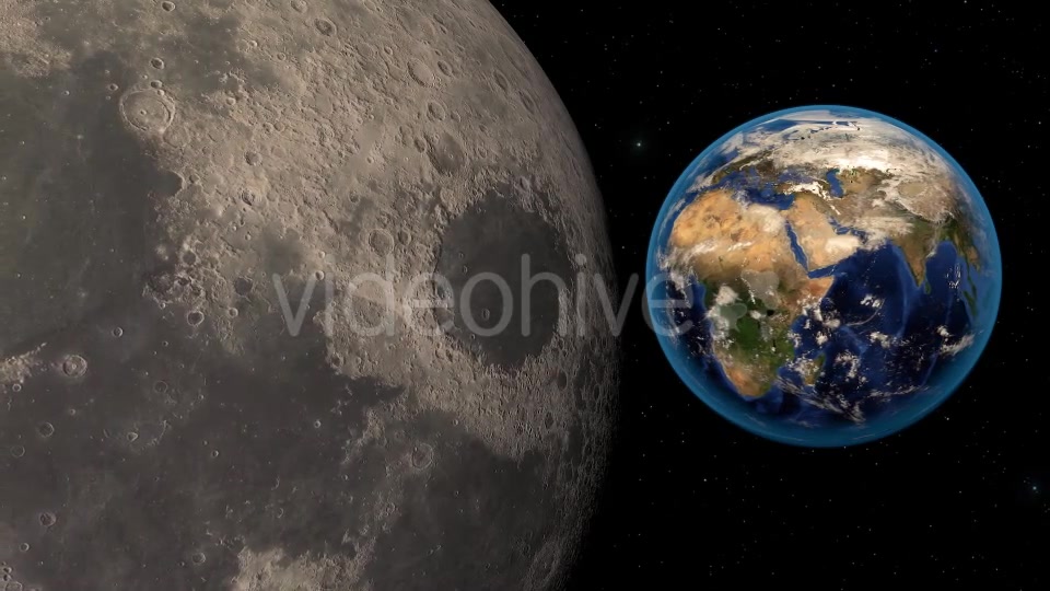 Moon and Earth - Download Videohive 20509014