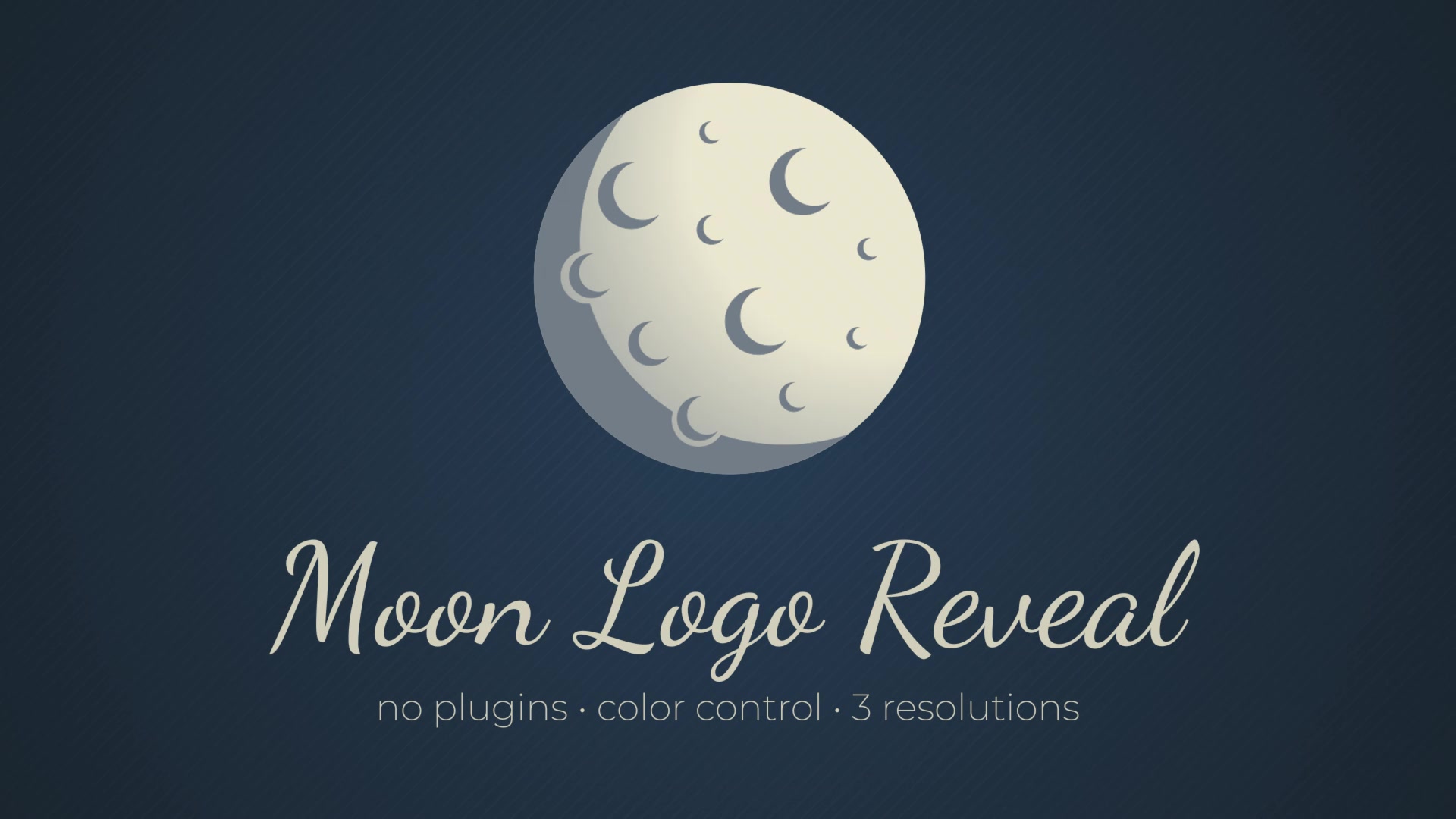 MOON LOGO REVEAL Videohive 38340080 After Effects Image 12