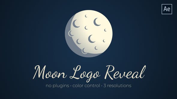 MOON LOGO REVEAL - Download Videohive 38340080