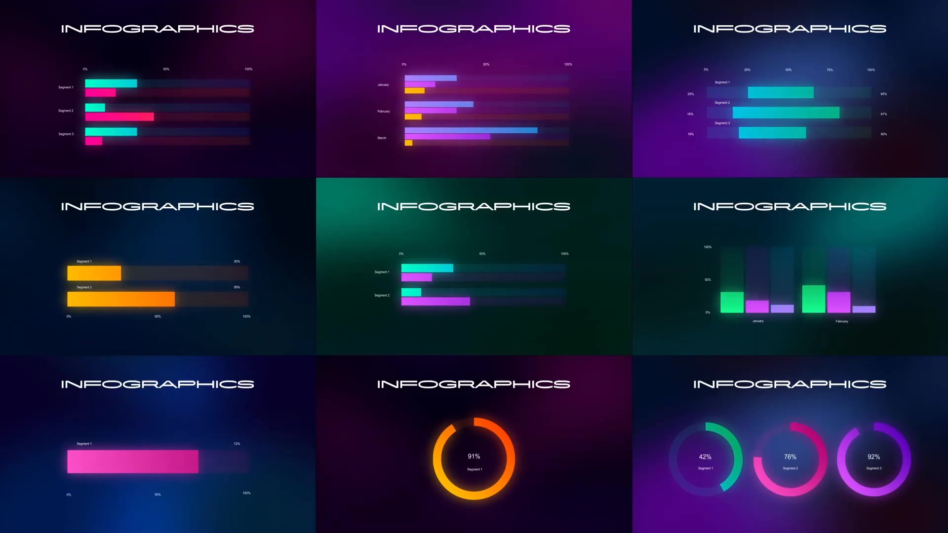Moonlight infographics Videohive 32111601 After Effects Image 8