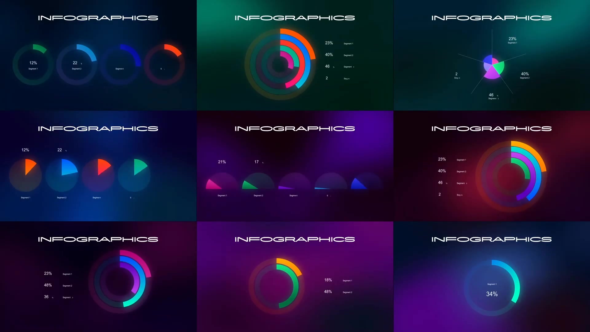 Moonlight infographics Videohive 32111601 After Effects Image 9