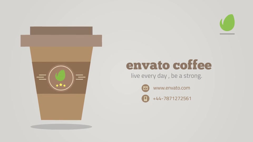 Morning Coffee Logo - Download Videohive 9499801