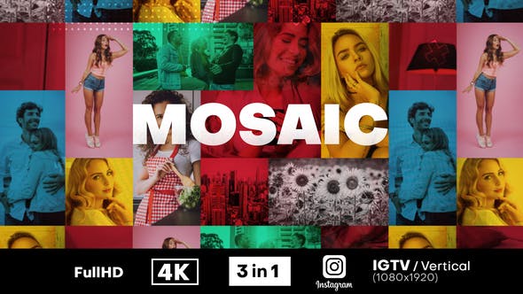 Mosaic Fast Intro - Videohive Download 30930486