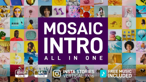 Mosaic Intro - Videohive 33065272 Download