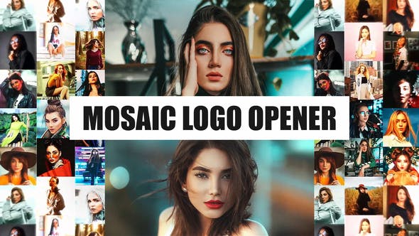 Mosaic Logo Intro I Multi Screen Opener - Download 45274373 Videohive