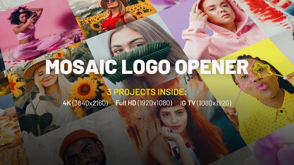 Mosaic Logo Opener - Download 32004415 Videohive