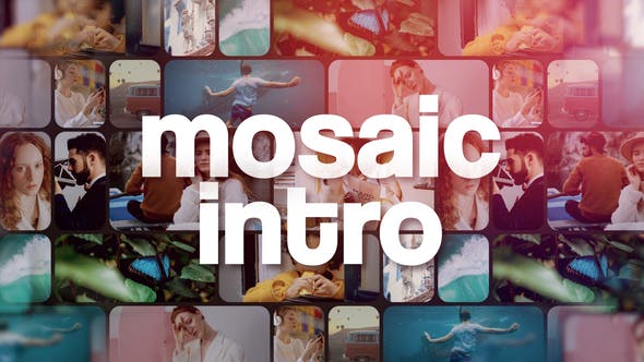Mosaic Multi Photo Intro - 34388375 Videohive Download