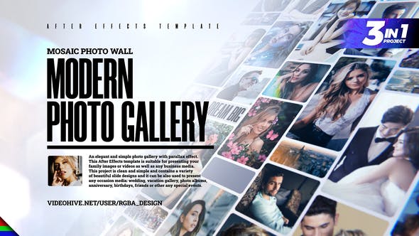 Mosaic Photo Gallery - 26539439 Download Videohive