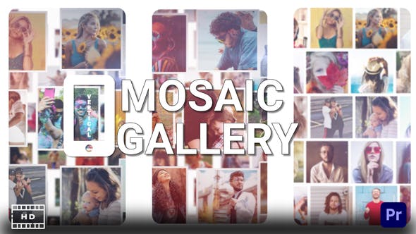 Mosaic Photo Gallery Vertical - Download Videohive 33703616
