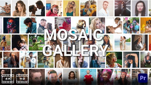 Mosaic Photo Logo Gallery - 33472878 Videohive Download