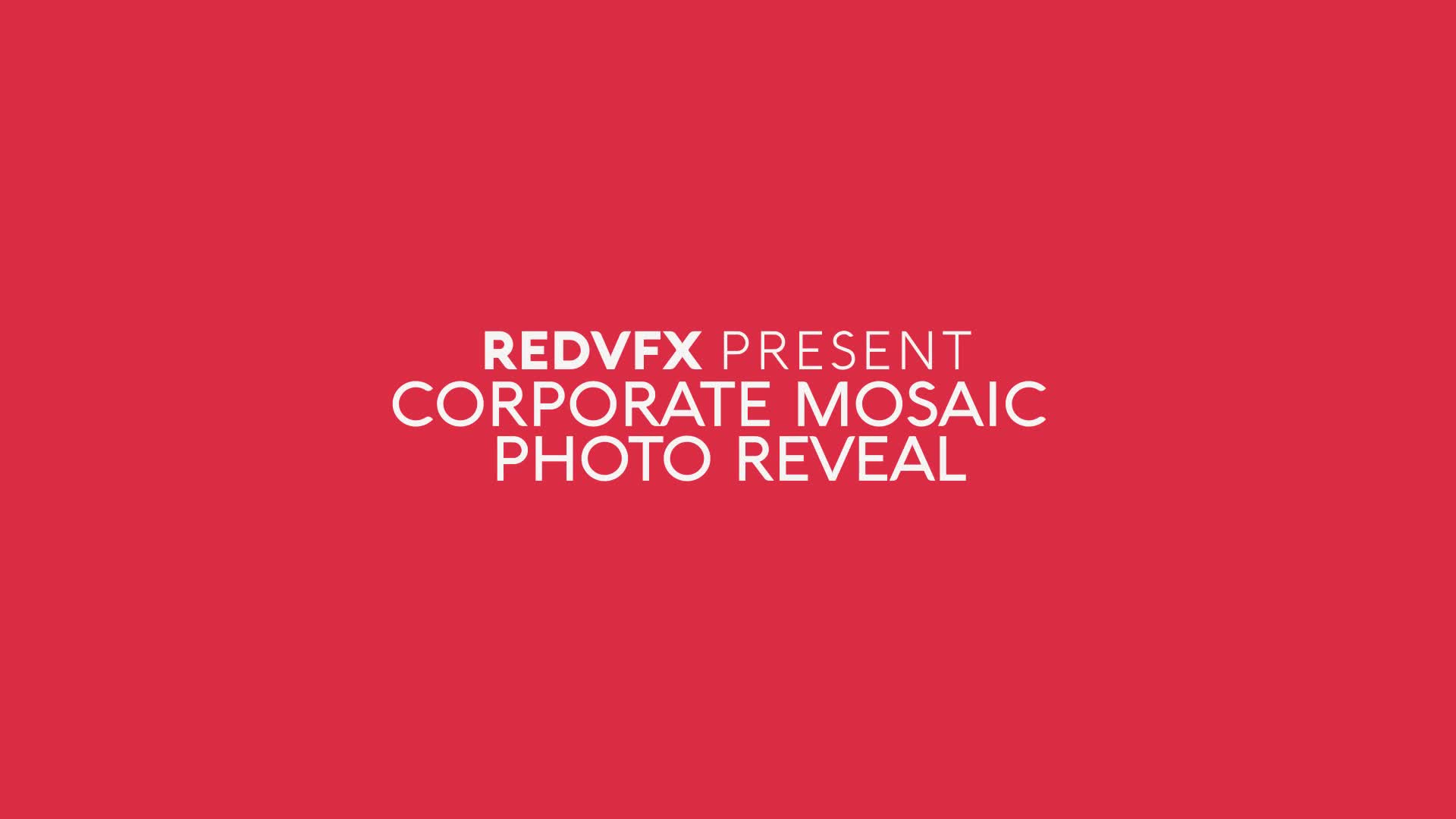 Mosaic Photo Reveal | Corporate Logo Videohive 30636914 After Effects Image 1