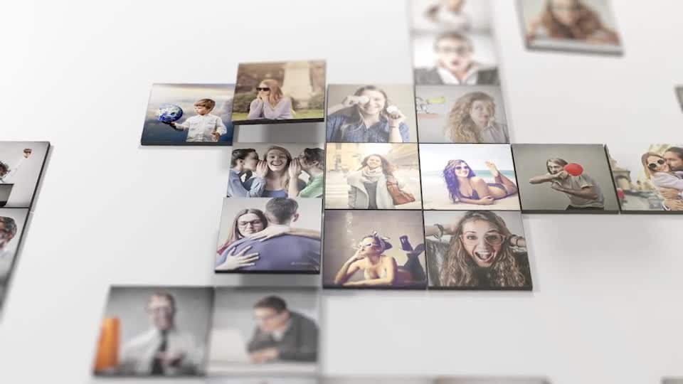 mosaic photo reveal after effects download