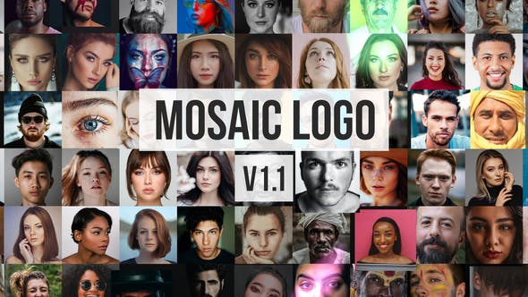 Mosaic Photos Logo Reveal V 1.1 - 27907346 Download Videohive