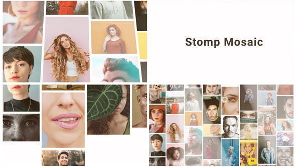 Mosaic Stomp Multi Photo Logo - Download 28401012 Videohive