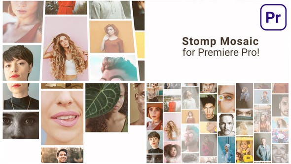Mosaic Stomp Multi Photo Logo - Download Videohive 31535403