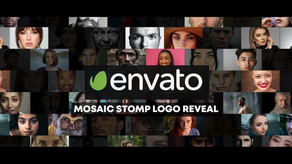Mosaic Stomp Photo Logo Reveal - Videohive Download 27800973