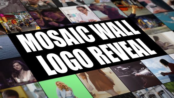 Mosaic Wall Logo Reveal - 29879995 Download Videohive