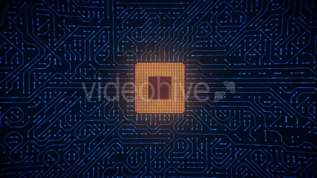 Motherboard CPU Circuits Loop - Download Videohive 19773304