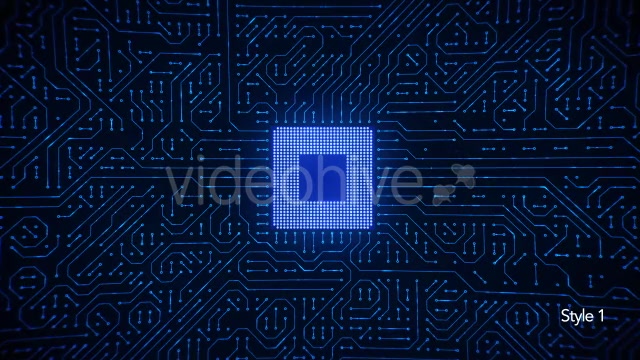 Motherboard CPU Circuits Loop - Download Videohive 19773304