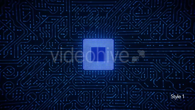 Motherboard CPU Circuits Loop - Download Videohive 19773304