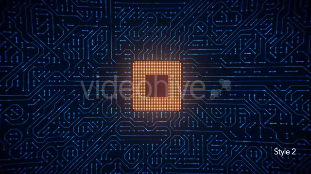 Motherboard CPU Circuits Loop - Download Videohive 19773304