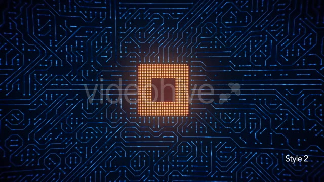 Motherboard CPU Circuits Loop - Download Videohive 19773304