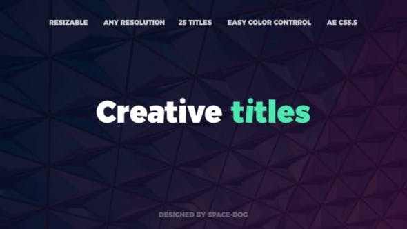 Motion Abstract Titles | Premiere Pro - Videohive 24783495 Download