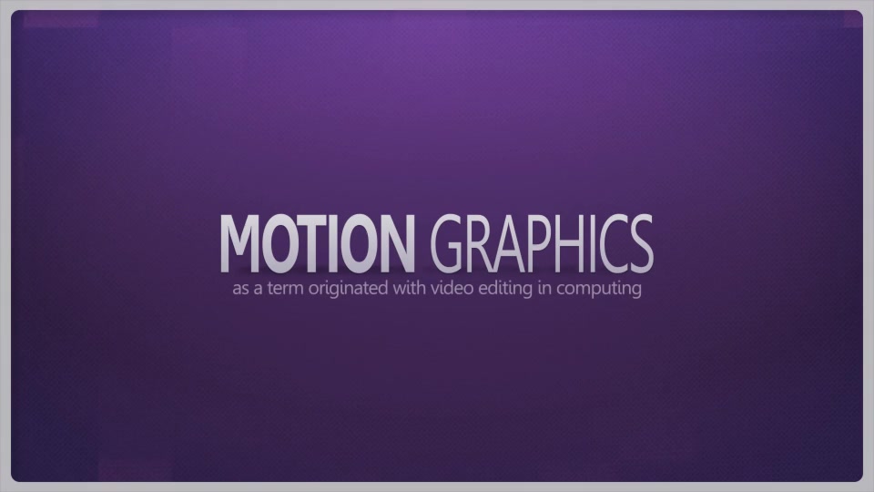 Motion Graphics Videohive 2624533 After Effects Image 6