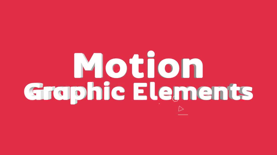 Motion Graphics Elements - Download Videohive 21205911