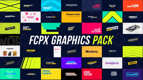 Motion Graphics Pack | FCPX and Apple Motion - Download Videohive 25354995
