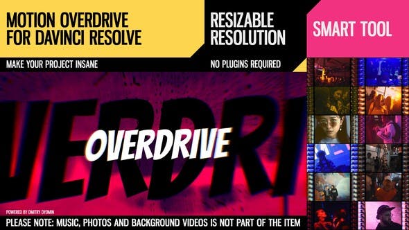 Motion Overdrive for DaVinci Resolve - Videohive Download 30372470